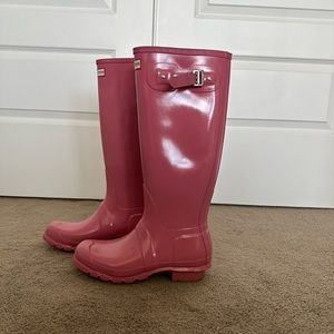 Hunter Pink Women's Winter & Rain Boots